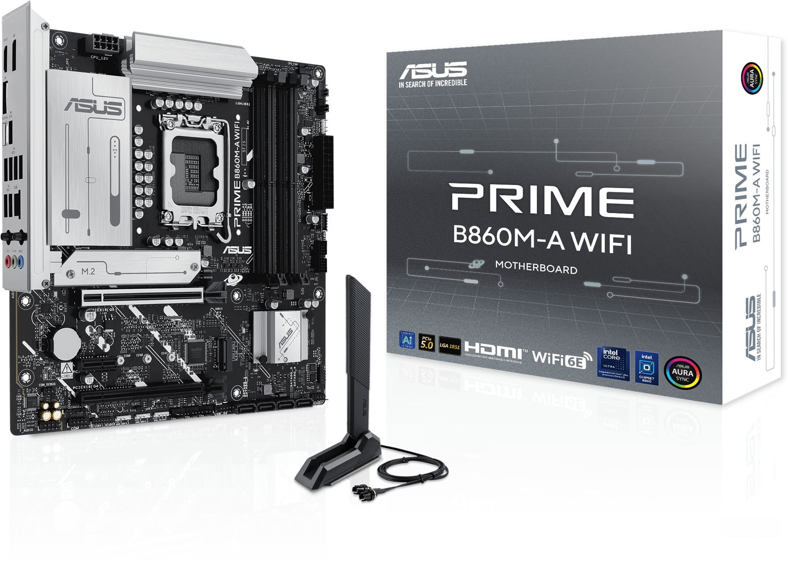 ASUS Prime B860M-A WiFi ATX Motherboard For Intel LGA1851 CPUs